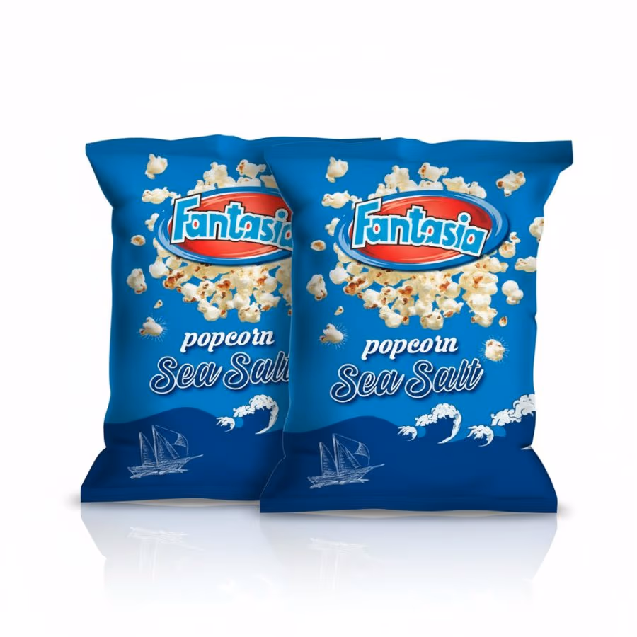 2 Fantasia Popcorn Sea Salt 60g