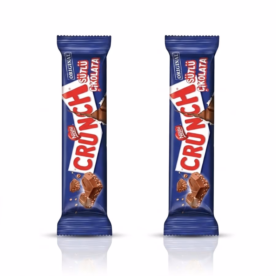 2 Nestle Crunch Milk Chocolate 30g