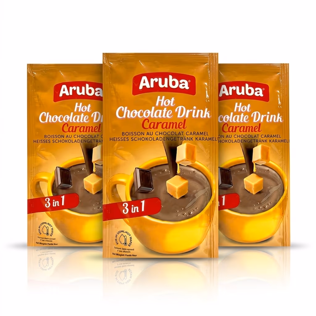 3 Aruba Hot Chocolate Caramel 26g