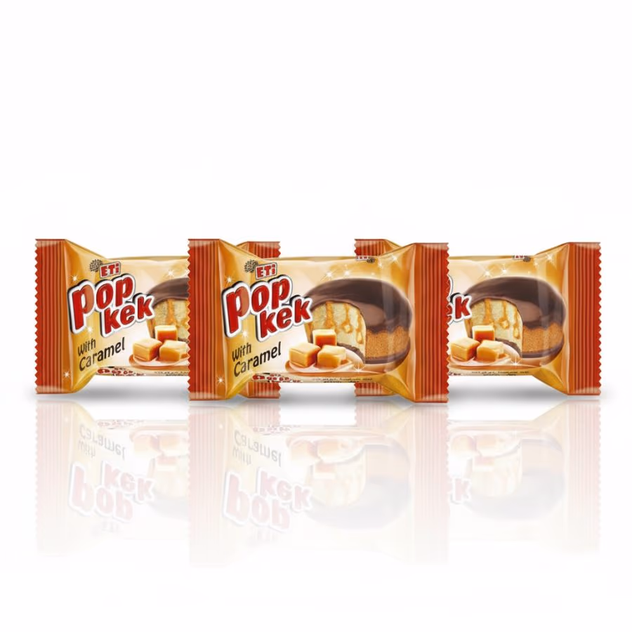 3 Eti Pop Kek Caramel 45g
