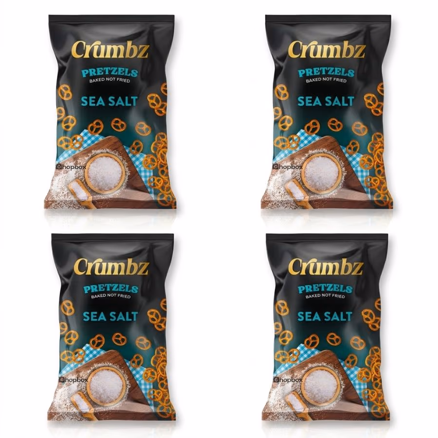 4 Crumbz Pretzels Sea Salt 40g