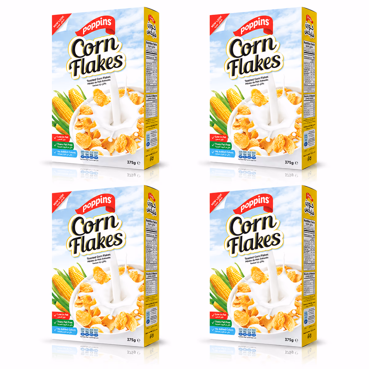 4 Poppins Corn Flakes 20g