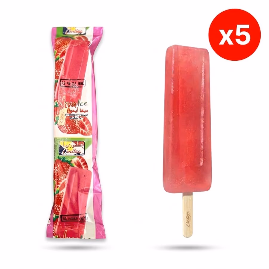 5 Cortina Viva Ice Strawberry