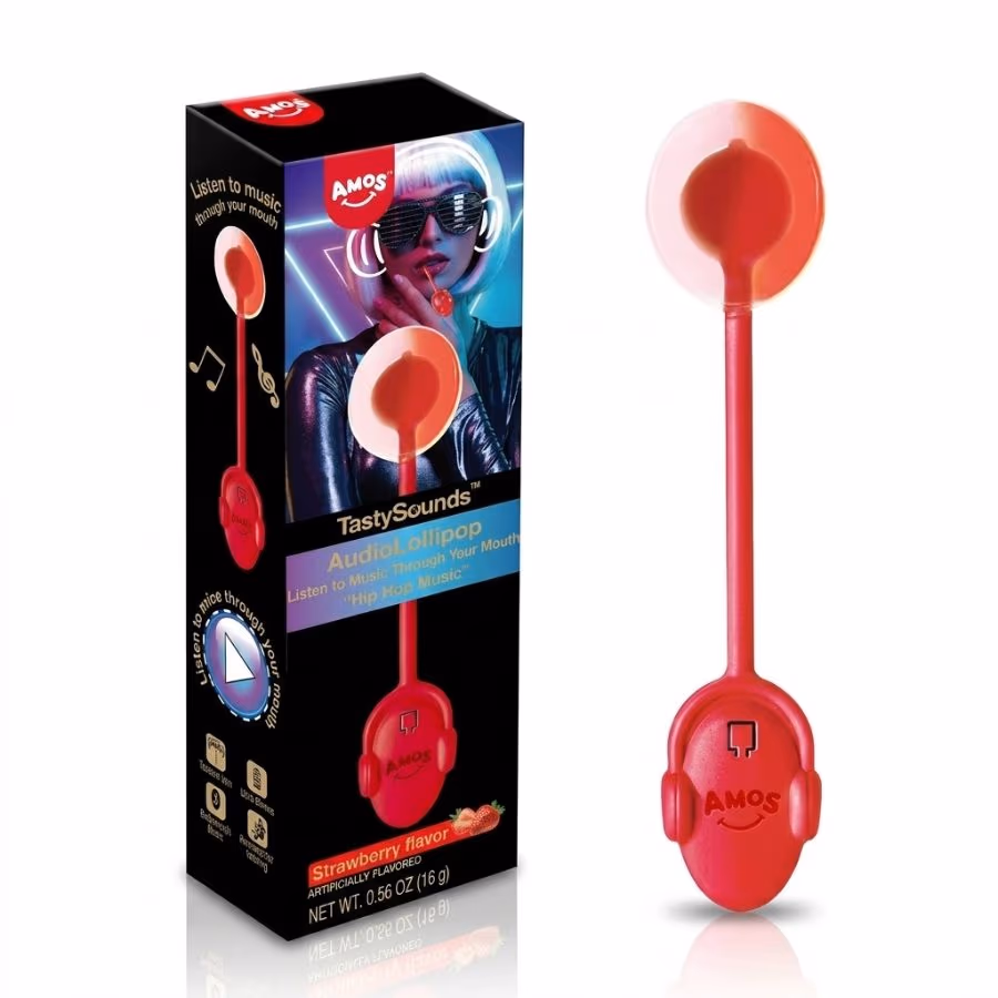 Amos Audio Lollipop Strawberry