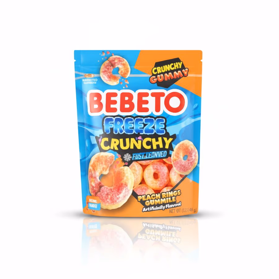 BEBETO Freeze Crunchy Peach Rings