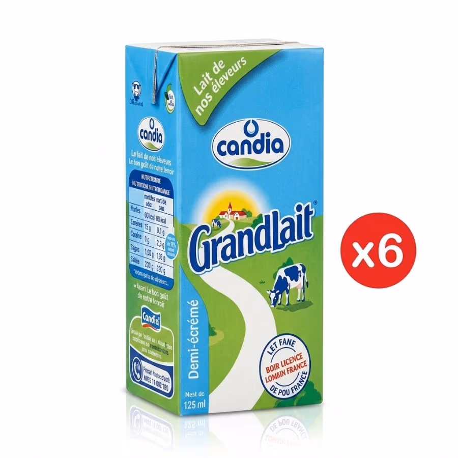 Candia Demi Fat 125ML *6