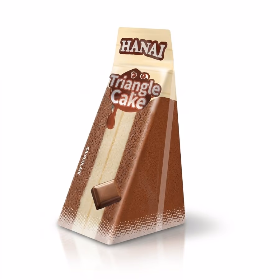 Hanai Triangle Cake Chocolate 100g