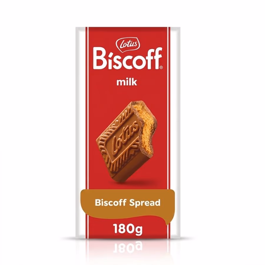 Lotus Milk Chocolate With Biscoff Spread 180g