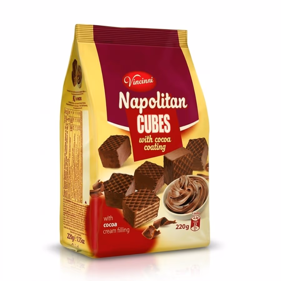 Vincinni Napolitan Cubes Choco
